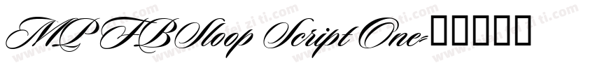 MP FBSloop Script One字体转换